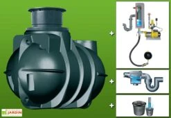 Cuve Recuperateur Eau Clever M 2000 L -Abriet Mobilier Soldes Boutique g0001552 01b