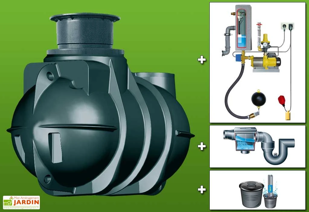 Cuve Recuperateur Eau Clever A 2000 L 6 Cuve Recuperateur Eau Clever A 2000 L – Image 6