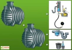 Cuve Recuperateur Eau Clever M 9000 L -Abriet Mobilier Soldes Boutique g0002066 01