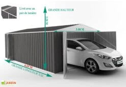 Garage En Métal Galvanisé XXL Grande Longueur 20 M² 8 Garage En Métal Galvanisé XXL Grande Longueur 20 M² -Abriet Mobilier Soldes Boutique garage acier galvanise xxl