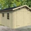 Garage De Jardin En Bois D’épicéa Brut Keith – 25,5 M²