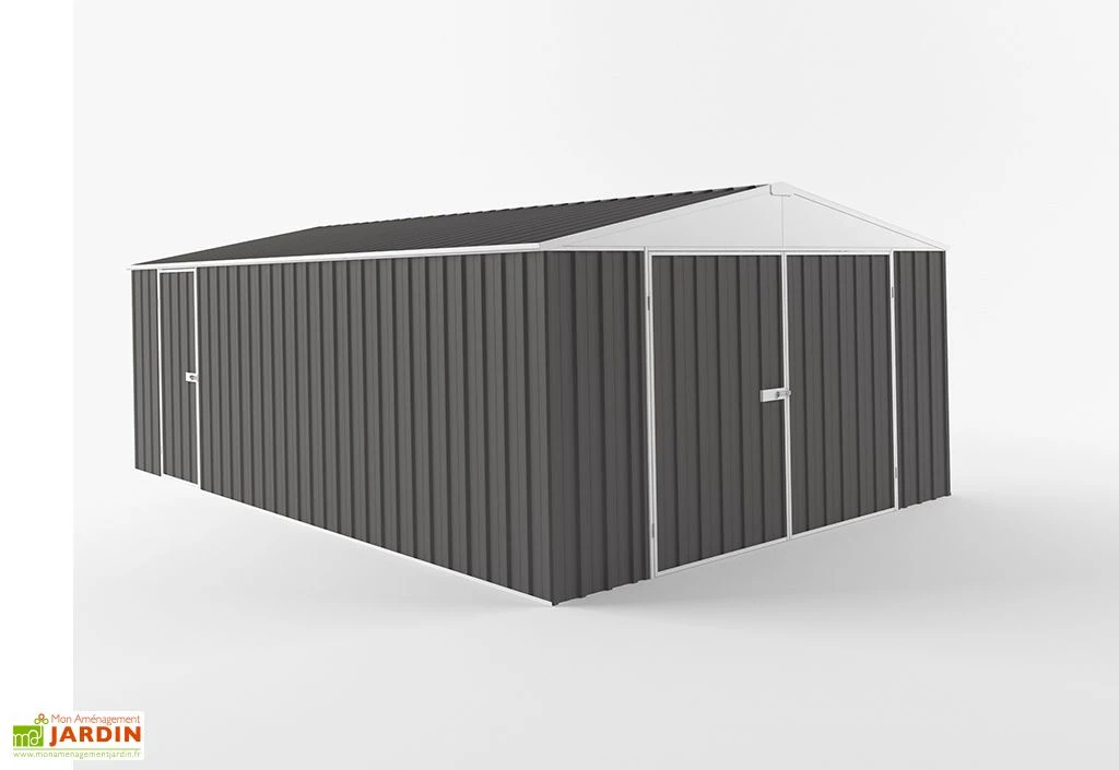 Garage En Métal Galvanisé XXL Grande Longueur 20 M² 5 Garage En Métal Galvanisé XXL Grande Longueur 20 M² – Image 5
