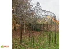 Gloriette En Fer Forgé - Fleurdelisée ∅ 3,00 M 10 Gloriette En Fer Forgé - Fleurdelisée ∅ 3,00 M -Abriet Mobilier Soldes Boutique gloriette jardin fer forge fleurdelisee godart