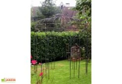 Gloriette En Fer Forgé - Fleurdelisée ∅ 2,40 M 8 Gloriette En Fer Forgé - Fleurdelisée ∅ 2,40 M -Abriet Mobilier Soldes Boutique gloriette ronde fer forge brut godart ferronnerie