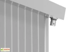 Abri De Jardin En Acier Galvanisé Duramax Modern 4,5 M² 8 Abri De Jardin En Acier Galvanisé Duramax Modern 4,5 M² -Abriet Mobilier Soldes Boutique gouttiere cabane jardin acier galvanise duramax modern gris