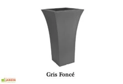 Pot De Fleurs Polyéthylène Patio H85 L48 (pls. Coloris) -Abriet Mobilier Soldes Boutique grand pot fleurs jardin rotomoule 85cm 8