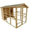 Poulailler En Bois Grande Taille XXXL 12 Poules (175 X 350 X 205 Cm)