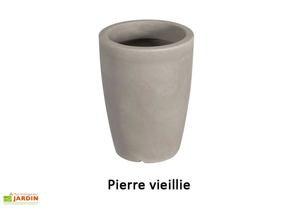 Pot De Fleurs Polyéthylène Hydra H40 Ø30 (pls. Coloris) 2 Pot De Fleurs Polyéthylène Hydra H40 Ø30 (pls. Coloris) – Image 2