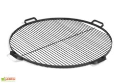 Grille De Cuisson Ronde En Acier Brut Pour Braséro Premium