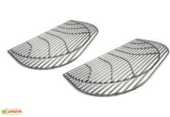 Paire De Grilles En Acier Inoxydable Pour Barbecues Lulu, Marcel Et Sam