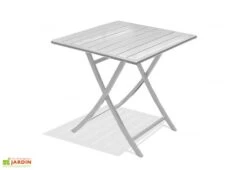 Guéridon Pliant Marius 70x70 9 Guéridon Pliant Marius 70x70 -Abriet Mobilier Soldes Boutique gueridon pliant gris metal
