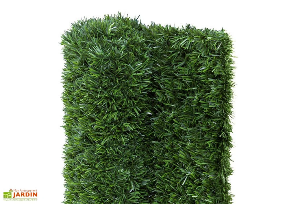 Haie Artificielle Avec Brins De 2 Couleurs En PVC – Square Deluxe 1 Haie Artificielle Avec Brins De 2 Couleurs En PVC – Square Deluxe