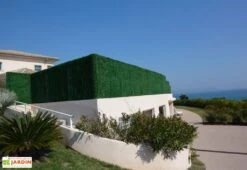 Haie Artificielle 110 Brins 3x1m Vert Pin -Abriet Mobilier Soldes Boutique haie artificielle 110 brins 4