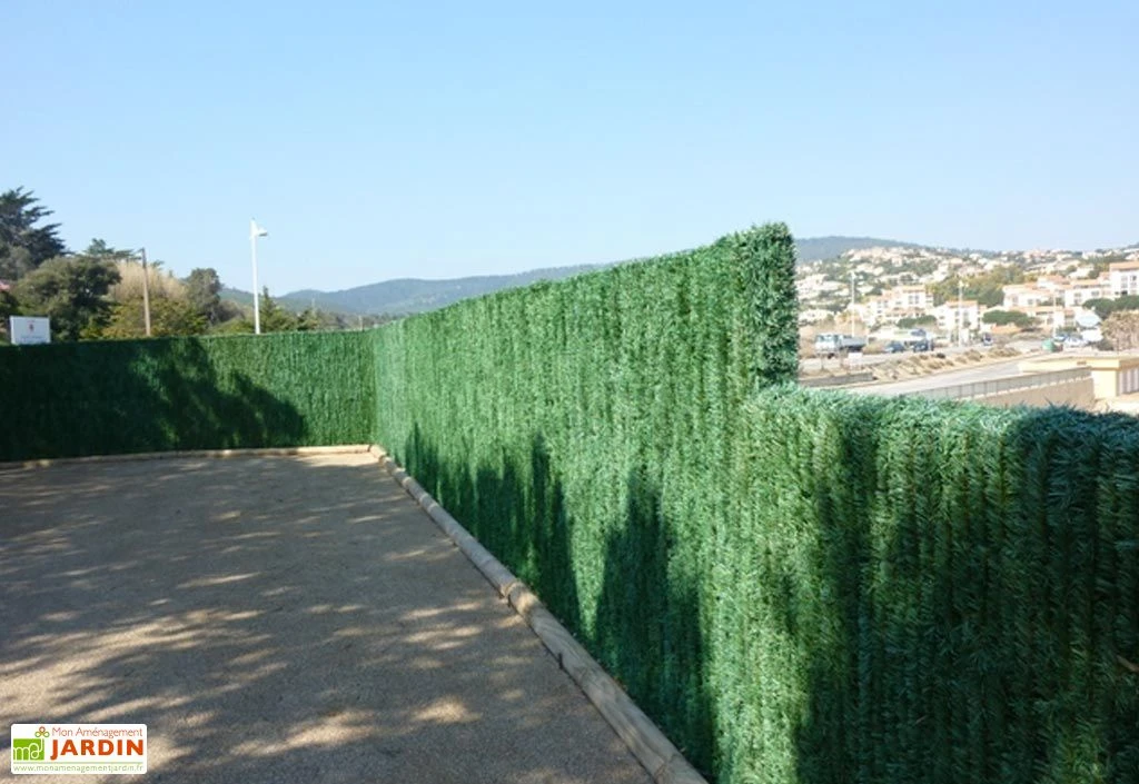Haie Artificielle 110 Brins 3x1,5m Vert Pin 2 Haie Artificielle 110 Brins 3x1,5m Vert Pin – Image 2