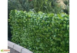 Haie Artificielle Feuilles De Rosier 1,50x3m