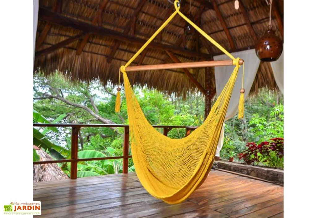 Hamac Chaise Suspendue En Coton – Diriamba L 1 Hamac Chaise Suspendue En Coton – Diriamba L