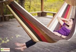 Hamac En Nylon Fait Main 1,80 X 2,30 M - Tecolote XL -Abriet Mobilier Soldes Boutique hamac suspendu nylon tecolote xl