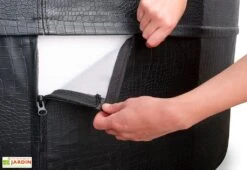 EXIT TOYS Spa Extérieur Rigide Rond 2 Places Ø 165 Cm – Leather Premium Noir 11 EXIT TOYS Spa Extérieur Rigide Rond 2 Places Ø 165 Cm – Leather Premium Noir -Abriet Mobilier Soldes Boutique housse effet cuir jacuzzi exterieur dehoussable