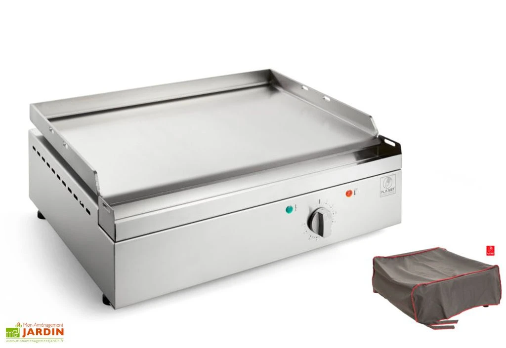 Plancha électrique En Inox 2080 W Avec Housse De Protection - 54 X 50 X 20 Cm 2 Plancha électrique En Inox 2080 W Avec Housse De Protection - 54 X 50 X 20 Cm – Image 2
