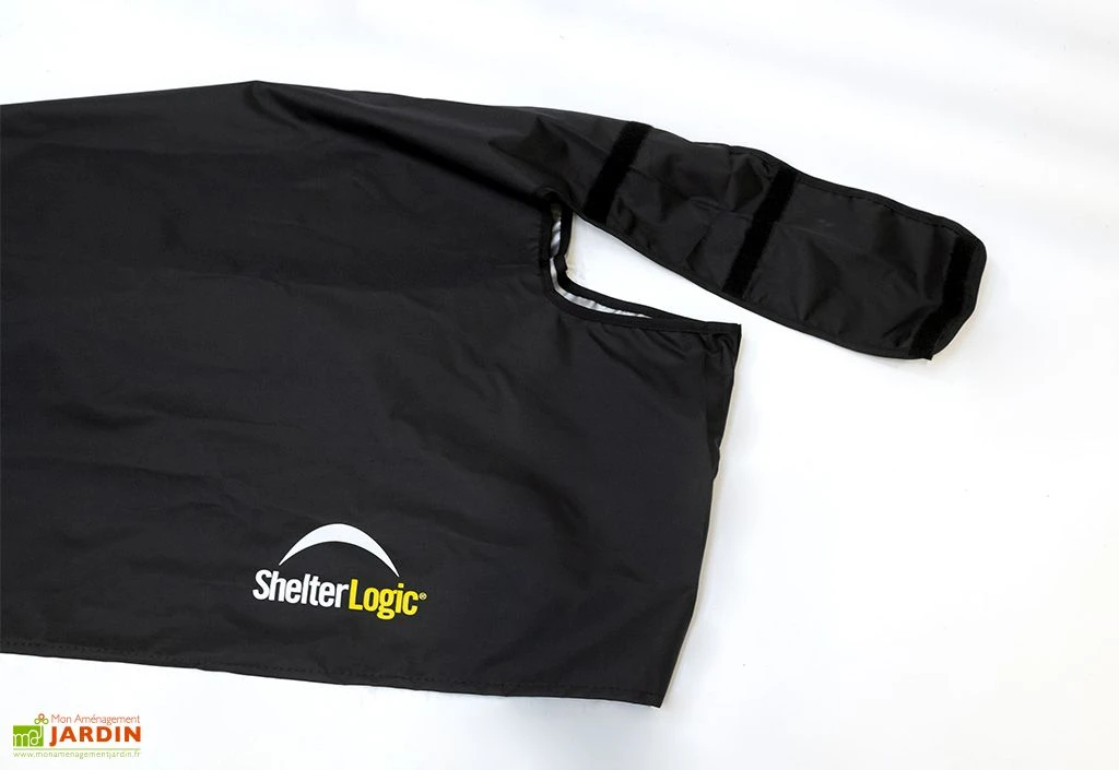 Porte-bûches En Acier Inoxydable Avec Housse En Polyester – 126 Cm 6 Porte-bûches En Acier Inoxydable Avec Housse En Polyester – 126 Cm – Image 6