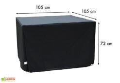 Housse De Protection Pour Table 105x105 DCB Garden 7 Housse De Protection Pour Table 105x105 DCB Garden -Abriet Mobilier Soldes Boutique housse protection impermeable table jardin