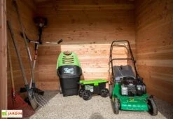 Abri De Jardin En Bois Douglas 28 Mm – 6,33 M² : 2,19 X 2,89 M -Abriet Mobilier Soldes Boutique interieur abri jardin bois douglas 28mm 5m2 dommar habrita