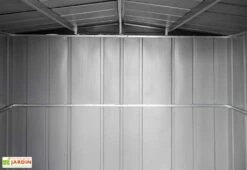 Abri De Jardin En Acier Galvanisé Imitation Bois 4 M² 9 Abri De Jardin En Acier Galvanisé Imitation Bois 4 M² -Abriet Mobilier Soldes Boutique interieur cabanon jardin metal