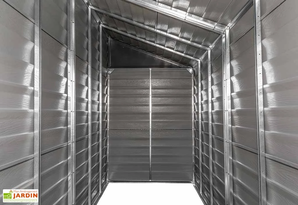 Armoire De Jardin En Acier Galvanisé 124 X 295 Cm 5 Armoire De Jardin En Acier Galvanisé 124 X 295 Cm – Image 5