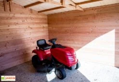Abri De Jardin En Bois Douglas 28 Mm – 15,28 M² : 4,01 X 3,81 M -Abriet Mobilier Soldes Boutique interieure cabane jardin bois douglas 28mm 15m2 dommar habrita