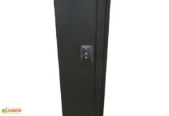 Pergola Bioclimatique Motorisée Adossée En Alu Noir – Actual 4 X 3 M -Abriet Mobilier Soldes Boutique interrupteur pergola bioclimatique motorisee 4x3 1