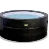 EXIT TOYS Spa Extérieur Rigide Rond 4 Places Ø 184 Cm – Leather Premium Noir