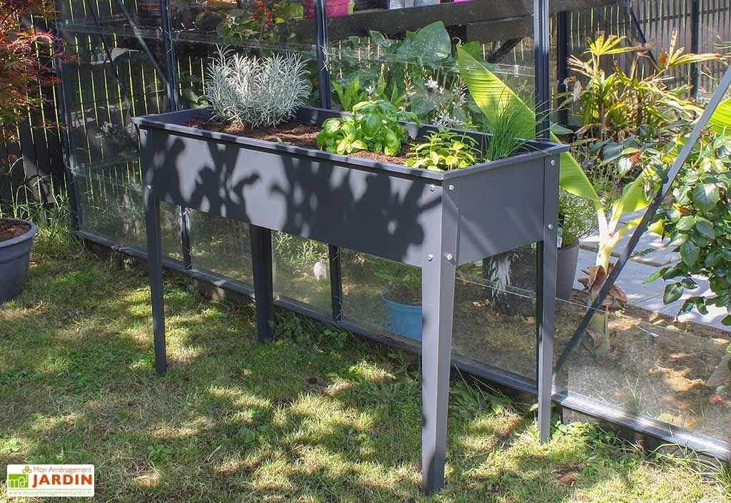 Potager Sur Pieds En Acier Galvanisé – Cipollina 1 Potager Sur Pieds En Acier Galvanisé – Cipollina