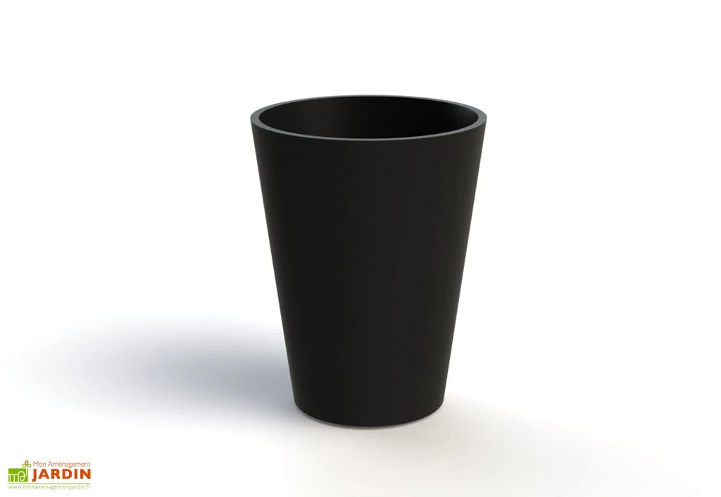 Jardinière En Béton Fibré Conik 70 – Ø 70 X 90 Cm 3 Jardinière En Béton Fibré Conik 70 – Ø 70 X 90 Cm – Image 3