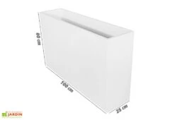 Jardinière En Béton Fibré SKUARE 100 (100x25) -Abriet Mobilier Soldes Boutique jardiniere beton renforce 100x25 skuare