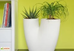 Pot De Fleurs En Polyéthylène Bilobo – 50 X 25 X 50 Cm