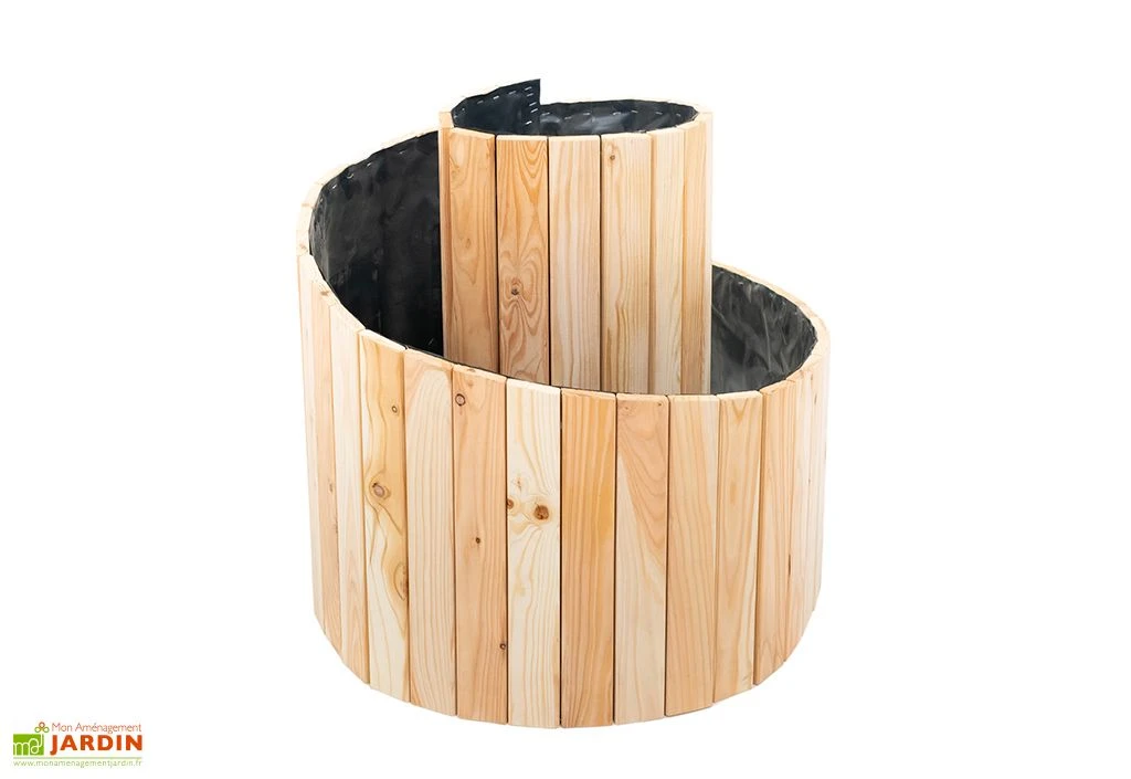 Spirale Aromatique – Jardinière En Bois De Mélèze Ø55 Cm 4 Spirale Aromatique – Jardinière En Bois De Mélèze Ø55 Cm – Image 4