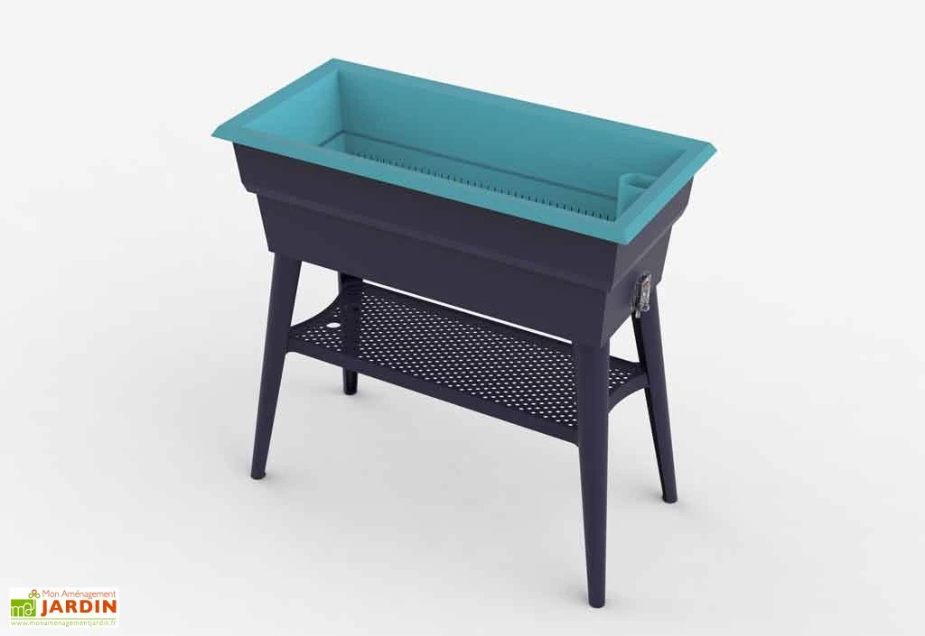 Jardinière Calipso Maxi 40L Double Paroi + Réserve D'Eau H80cm 3 Jardinière Calipso Maxi 40L Double Paroi + Réserve D'Eau H80cm – Image 3