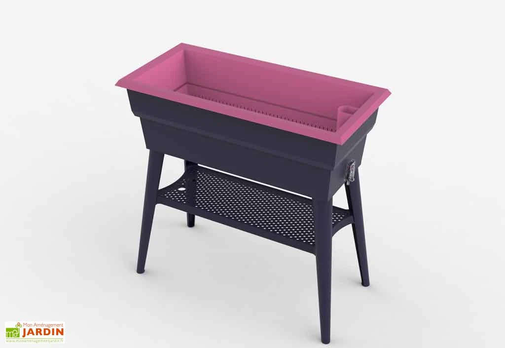 Jardinière Calipso Maxi 40L Double Paroi + Réserve D'Eau H80cm 4 Jardinière Calipso Maxi 40L Double Paroi + Réserve D'Eau H80cm – Image 4