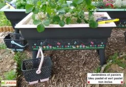 Jardinière Enfant Calipso Mini Junior + Panier Et Acc. – Rose Pastel 5 Jardinière Enfant Calipso Mini Junior + Panier Et Acc. – Rose Pastel -Abriet Mobilier Soldes Boutique jardiniere enfant calipso 40l panier kajo 4l rose pastel 3