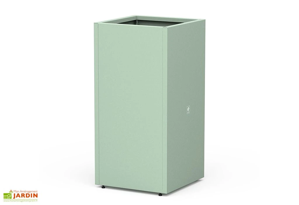 Jardinière Haute En Métal Thermolaqué – 50 X 50 X 100 Cm 2 Jardinière Haute En Métal Thermolaqué – 50 X 50 X 100 Cm – Image 2