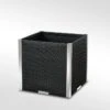 Jardinière En Résine Tressée Cube 46x46x46cm (l,l,h)