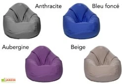 Pouf Poire Géant Extérieur – William Original -Abriet Mobilier Soldes Boutique jumbo bag william original pouf geant 1