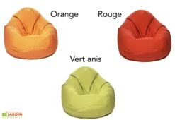 Pouf Poire Géant Extérieur – William Original -Abriet Mobilier Soldes Boutique jumbo bag william original pouf geant 3