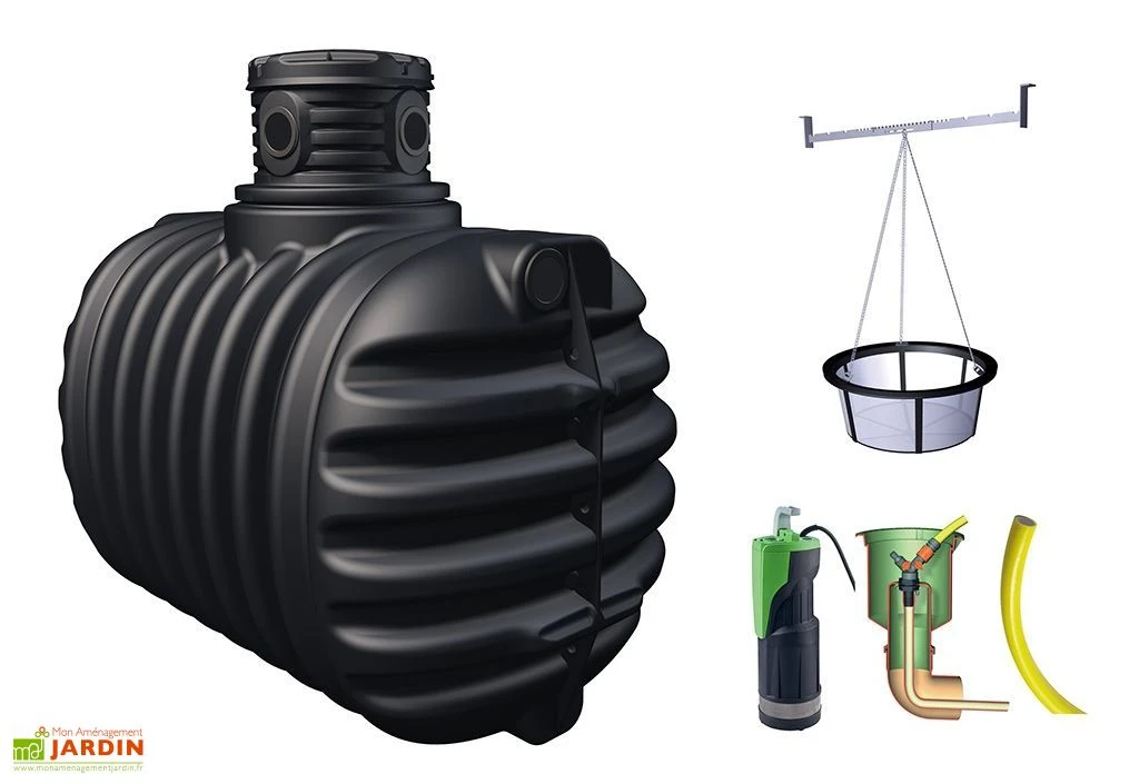 Garantia Cuve Enterrée Kit Récupérateur D'Eau Compact Confort 4Rain 2650 L 1 Garantia Cuve Enterrée Kit Récupérateur D'Eau Compact Confort 4Rain 2650 L