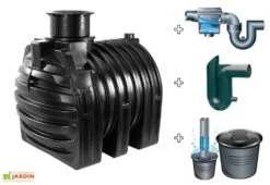 Kit Cuve Recuperateur Eau Enterree 4500 L