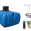 Garantia Cuve Enterrée Plate Kit Récupérateur D'Eau Flat Confort 3000 L