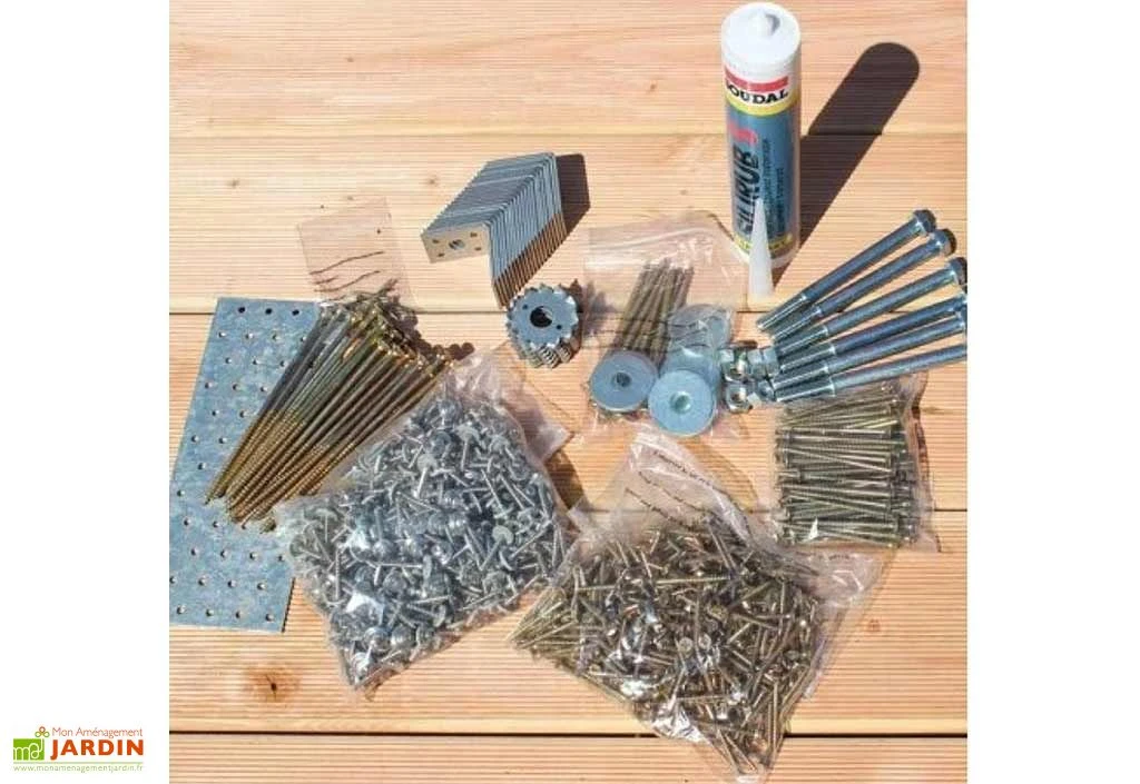 Kit Visserie Pour Carport Double Karibu Eco 2 1 Kit Visserie Pour Carport Double Karibu Eco 2