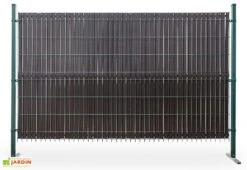 Lamelles D’occultation Pour Grillage Rigide H. 123 Cm – Lot De 42 -Abriet Mobilier Soldes Boutique lamelle occultation grillage rigide marron
