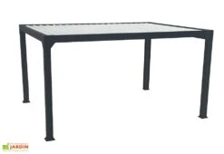 Nouvelles Arrivées -Abriet Mobilier Soldes Boutique lames orientables blanches pergola bioclimatique motorisee 5x3 1