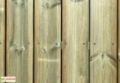 Kit Lames De Terrasse En Bois De Pin Traité 20 M² + Visserie